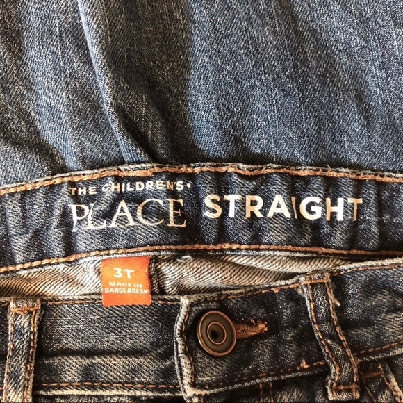 The Children’s Place Dark Wash Straight Jeans - 3T - Picture 4 of 4